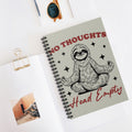 No Thoughts Head Empty A5 Lined Notebook