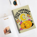 Give Yourself Time To Rest A5 Lined Notebook