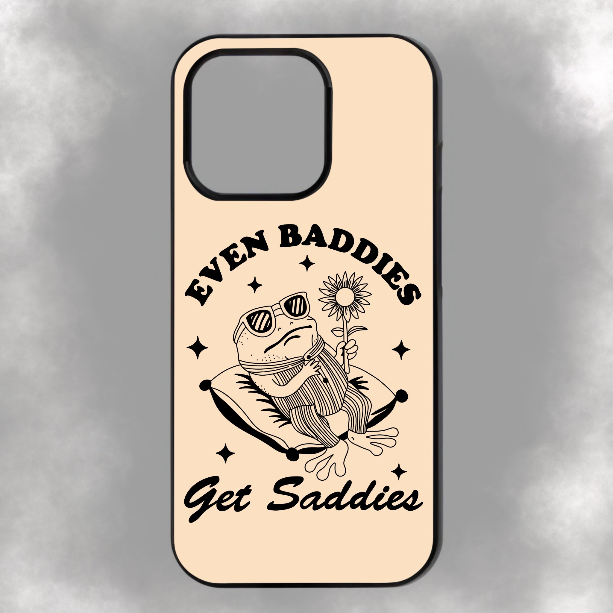 Even Baddies Get Saddies iPhone Rubber Phone Case