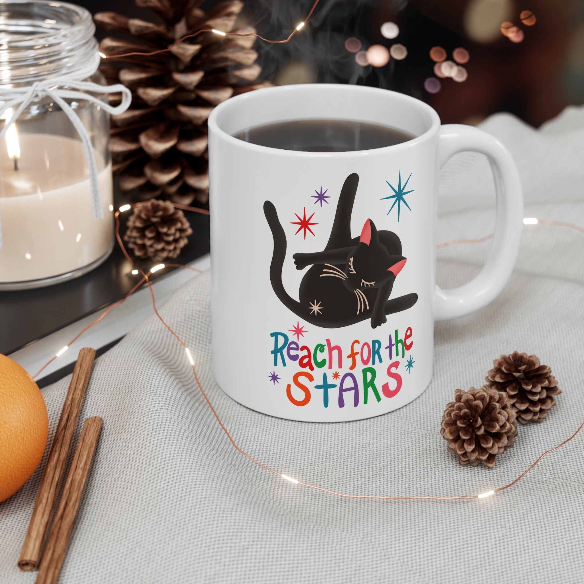 Reach For The Stars 11oz Ceramic Mug