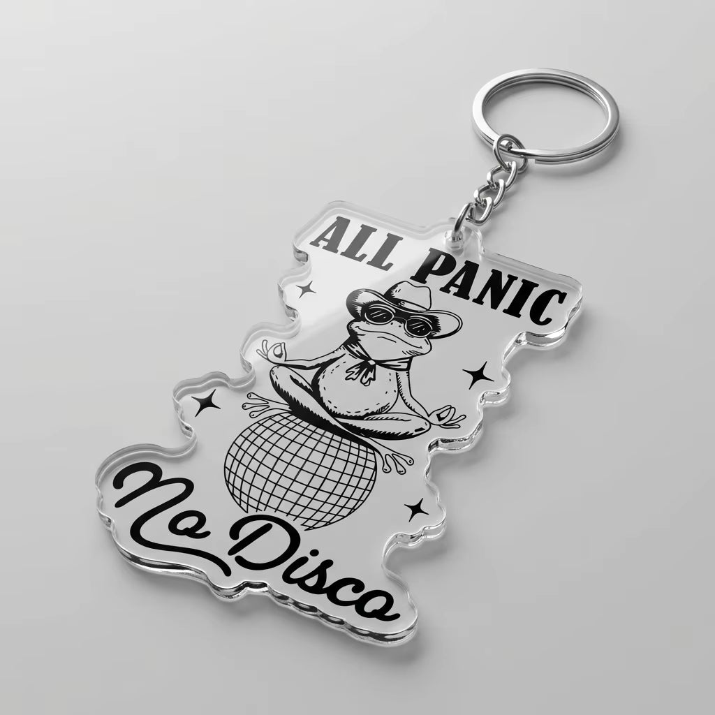 All Panic No Disco Acrylic Keyring