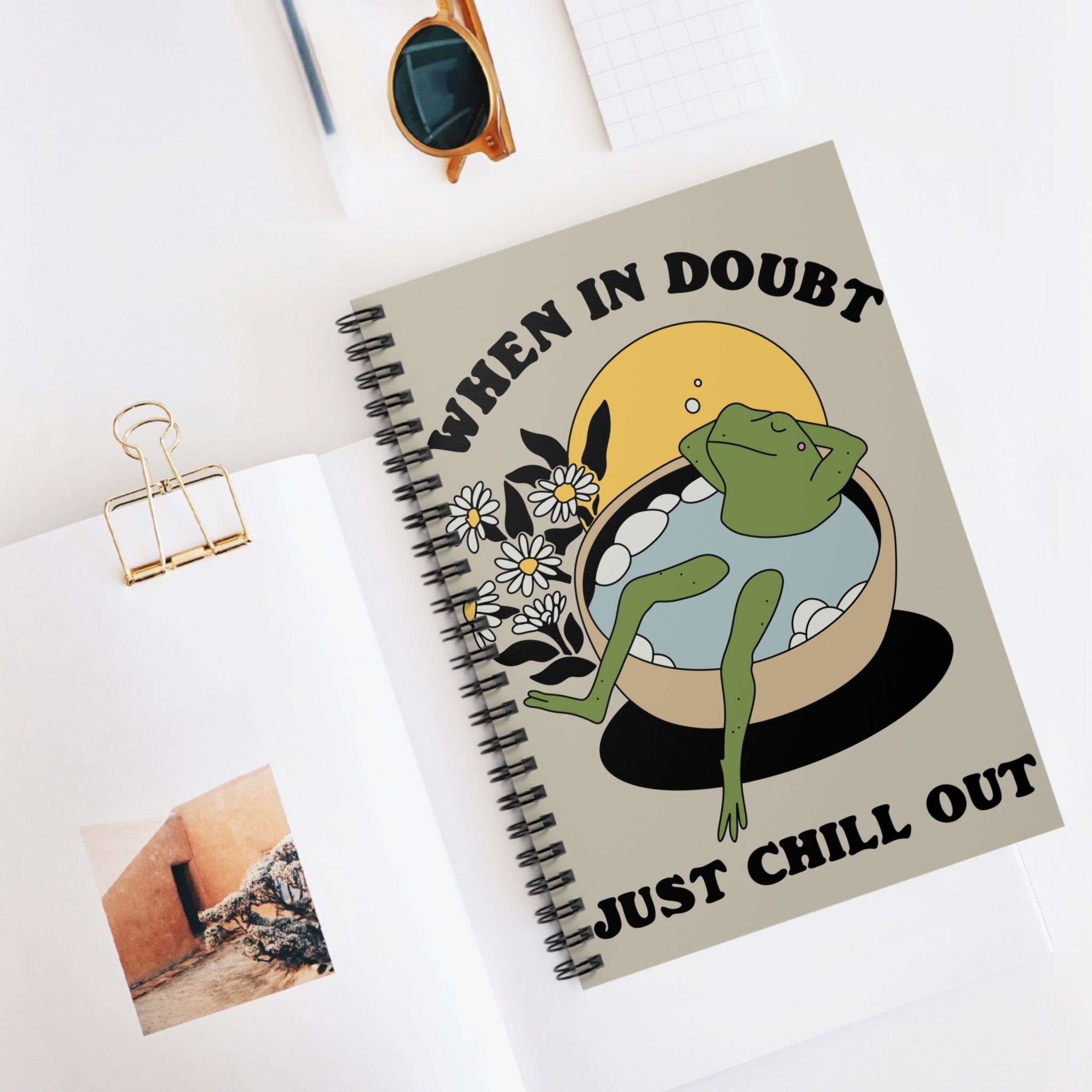 When In Doubt Just Chill Out A5 Lined Notebook