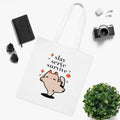 Slay Serve Survive White Tote Bag