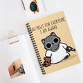 Bad News For Everyone. I Am Awake A5 Lined Notebook