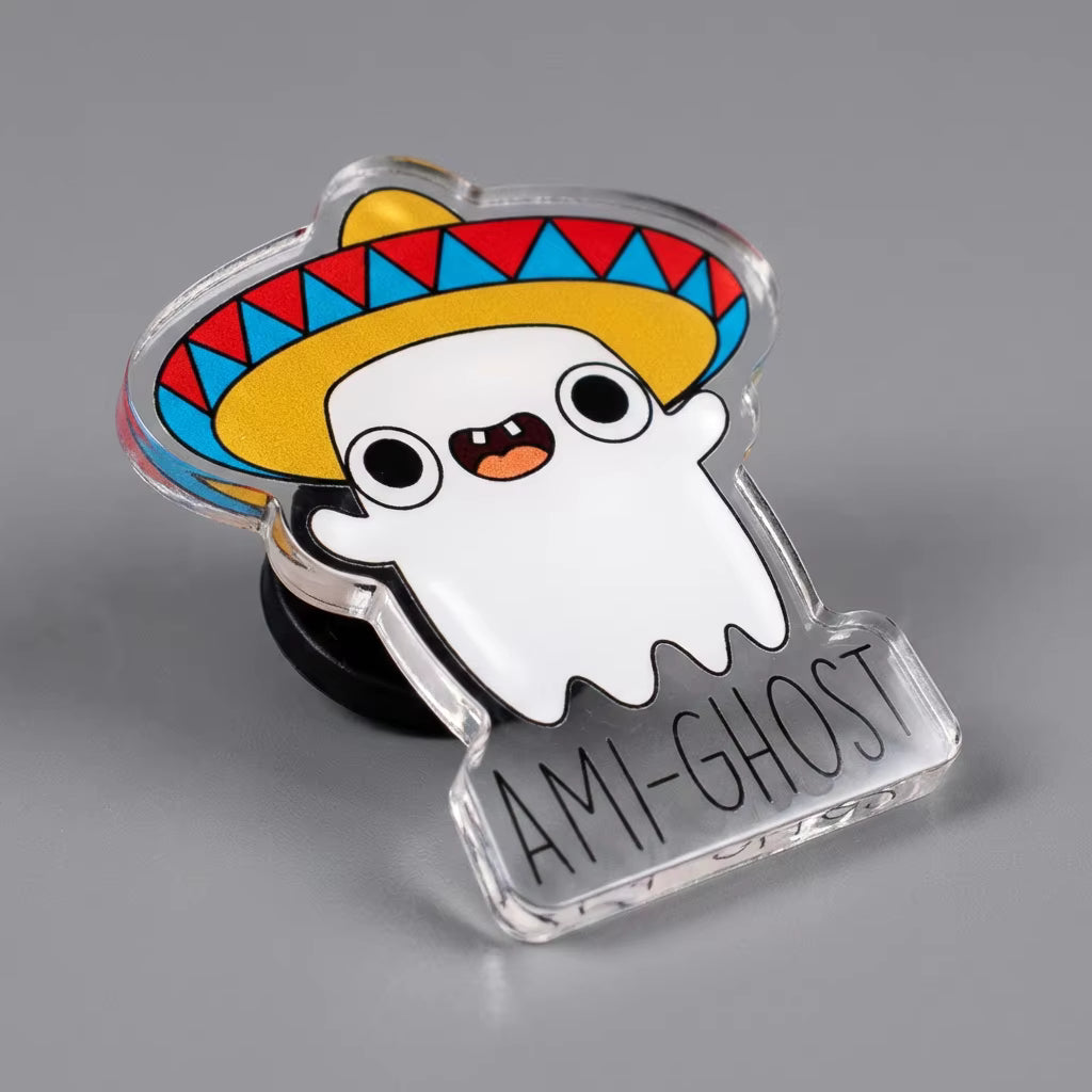 Ami-Ghost Acrylic Pin