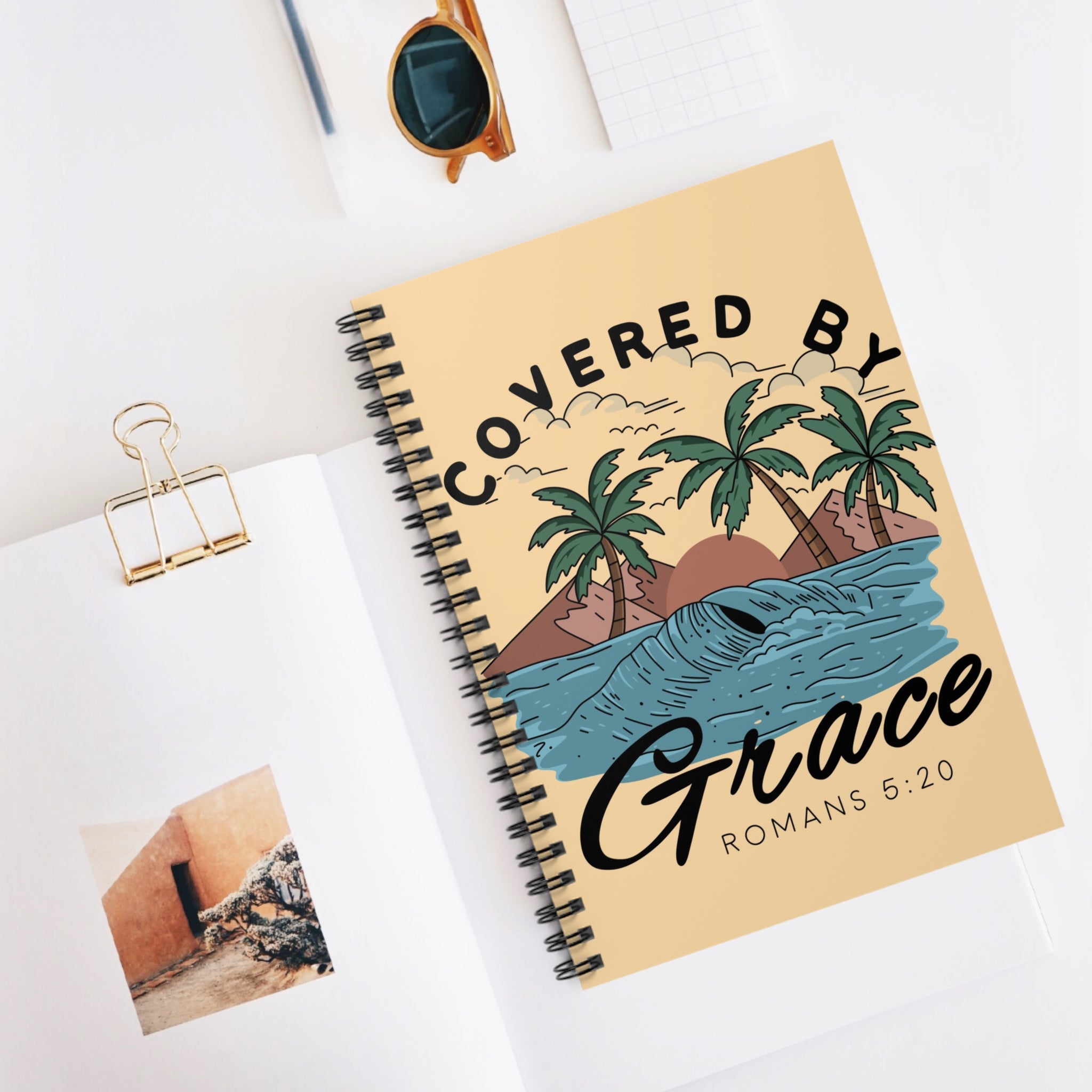 Covered By Grace A5 Lined Notebook