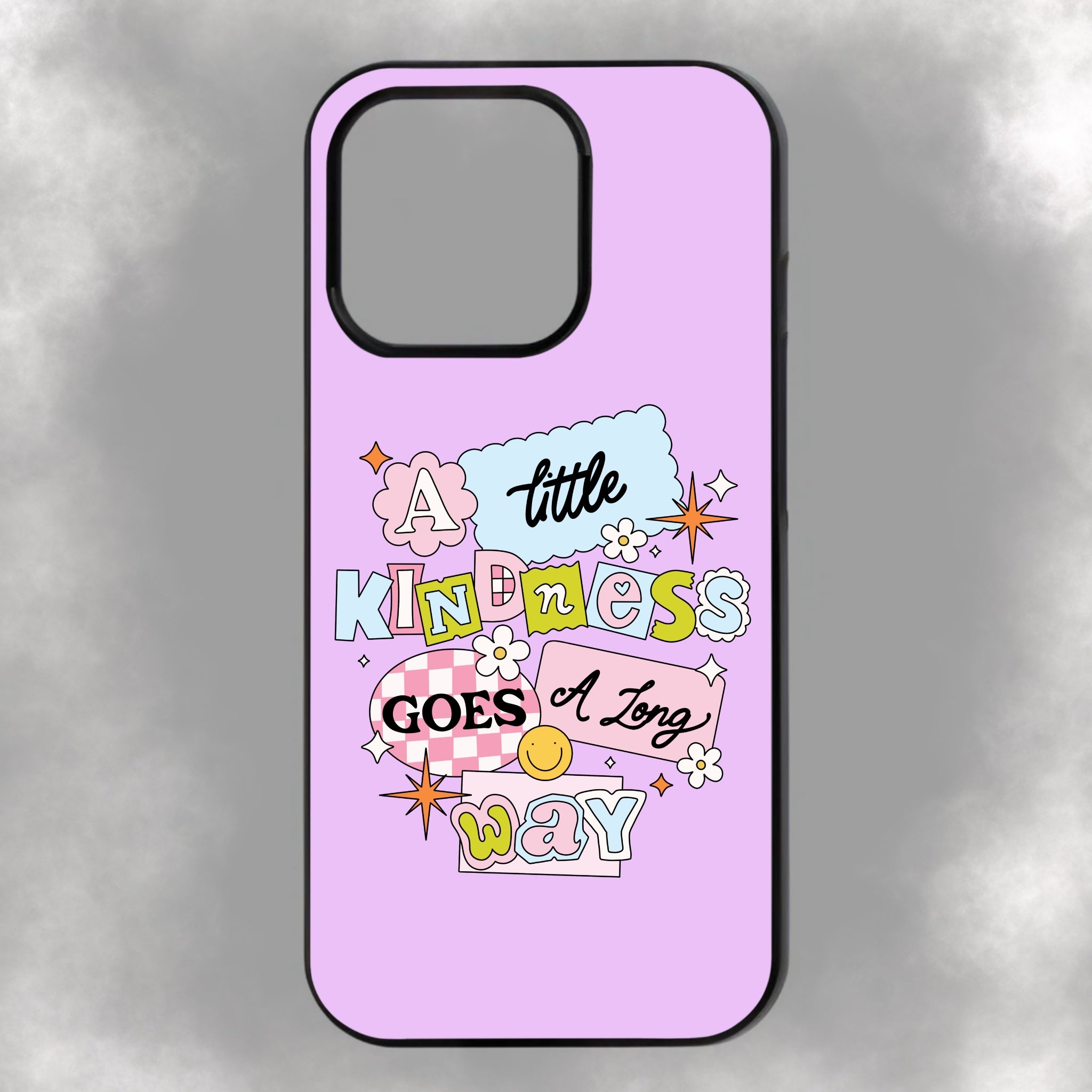 A Little Kindness Goes A Long Way iPhone Rubber Phone Case