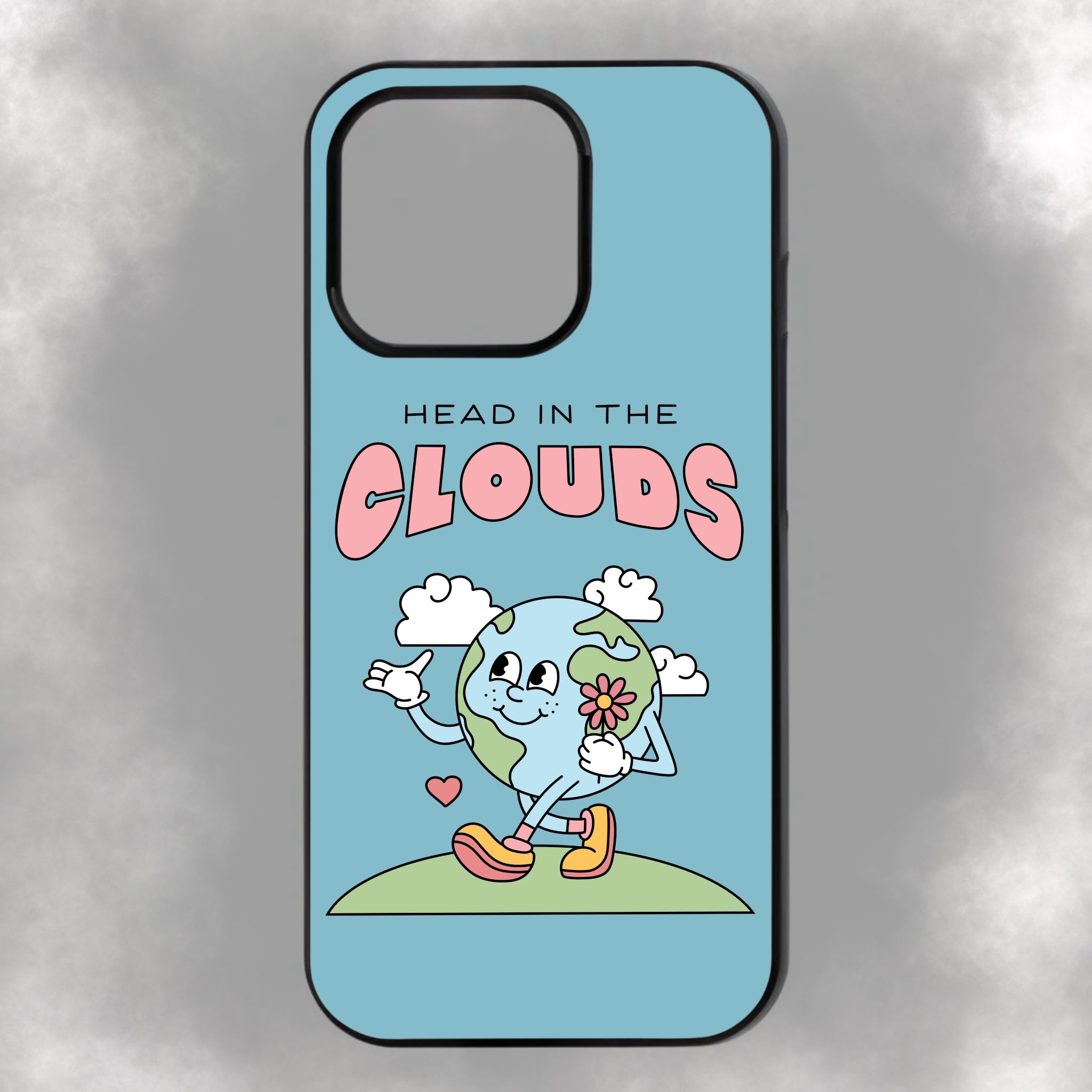 Head In The Clouds iPhone Rubber Phone Case