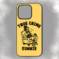 True Crime Junkie iPhone Rubber Phone Case