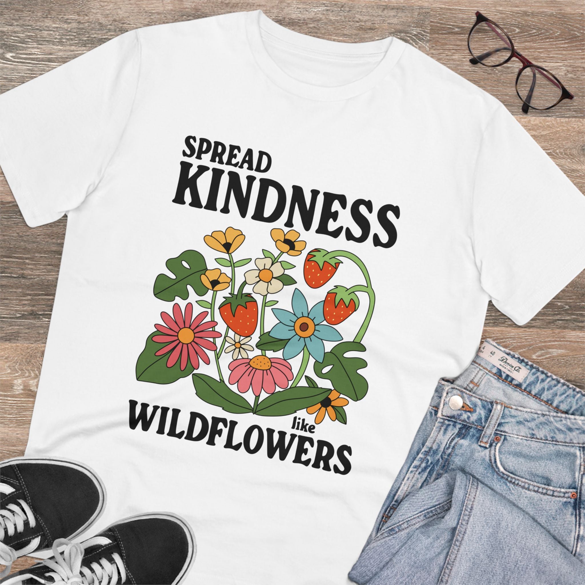 Spread Kindness Like Wildflowers Unisex T-Shirt