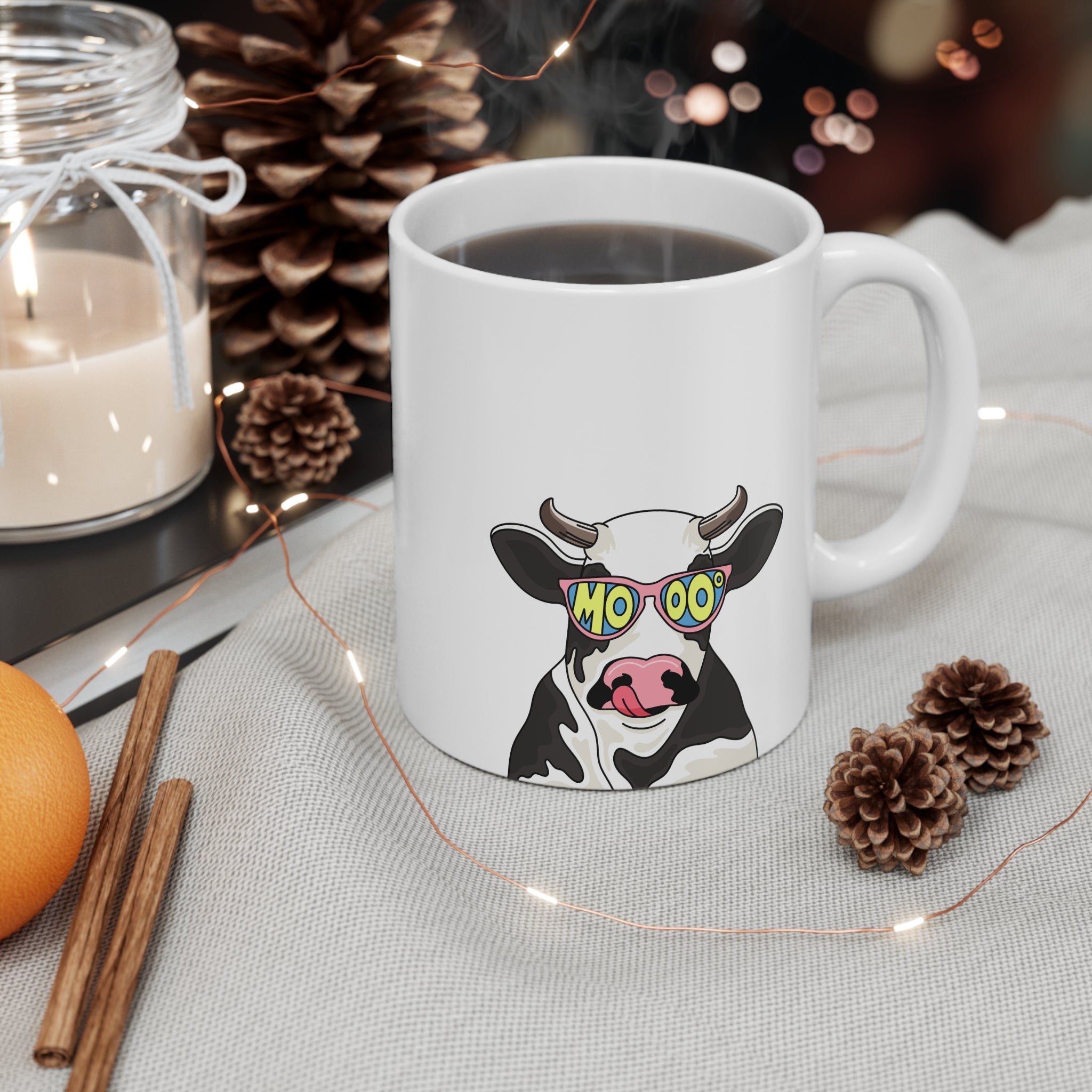 Moooo 11oz Ceramic Mug