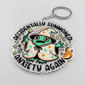 Accidentally Summoned Anxiety Again Acrylic Keyring