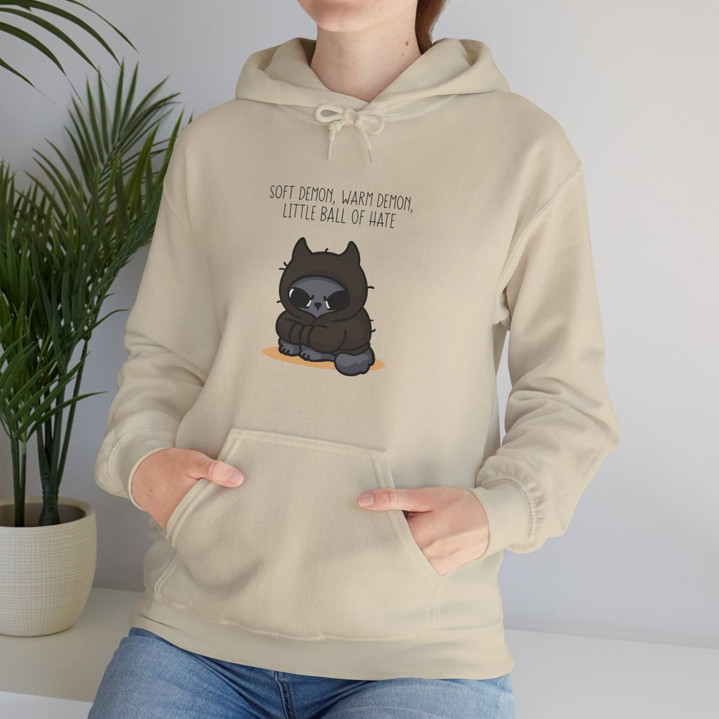 Soft Demon, Warm Demon, Little Ball Of Hate Unisex Hoodie