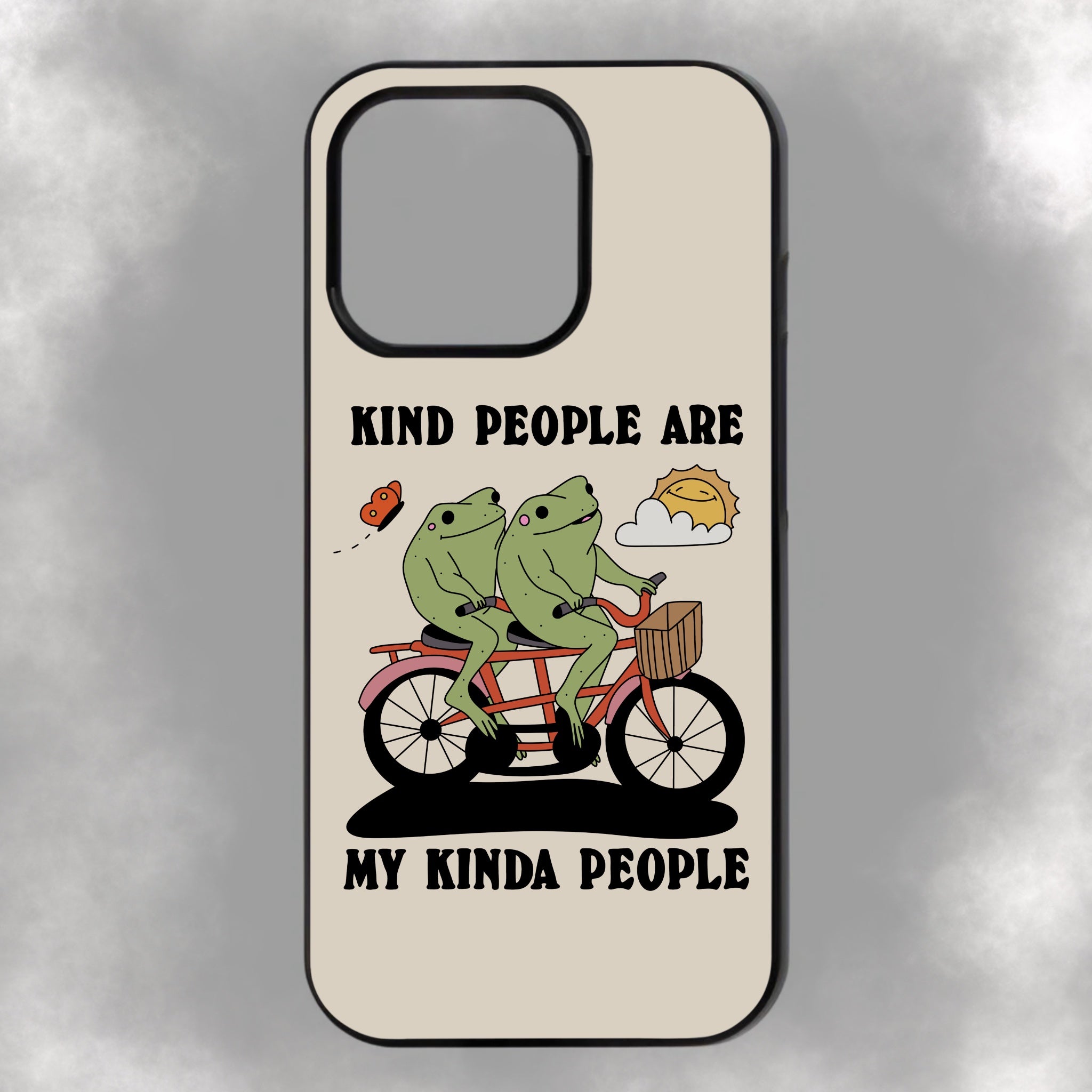 Kind People Are My Kinda People iPhone Rubber Phone Case