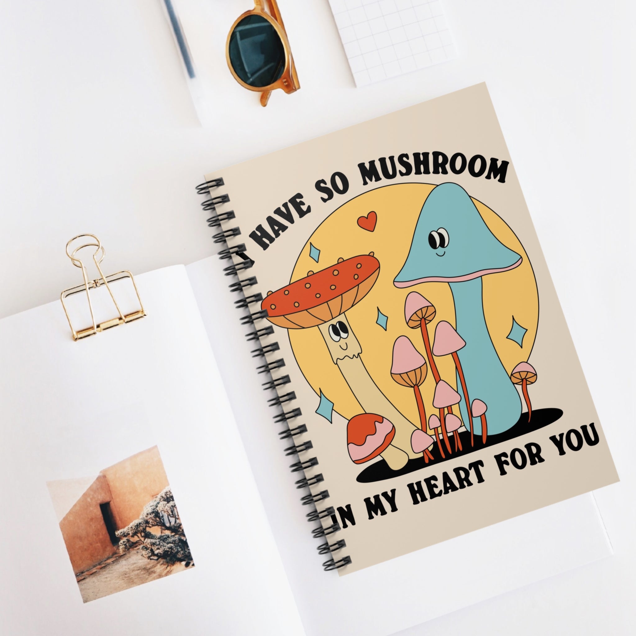 I Have So Mushroom In My Heart For You A5 Lined Notebook
