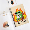 This Is Fine A5 Lined Notebook