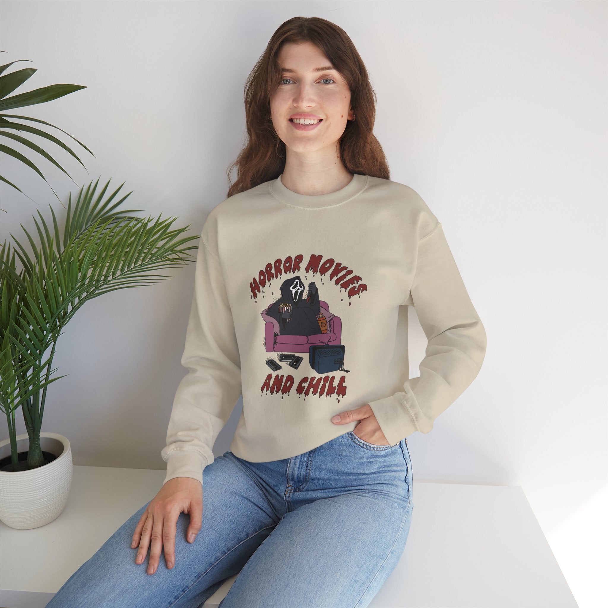 Horror Movies And Chill Unisex Sweatshirt