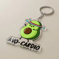 Avo-Cardio Acrylic Keyring