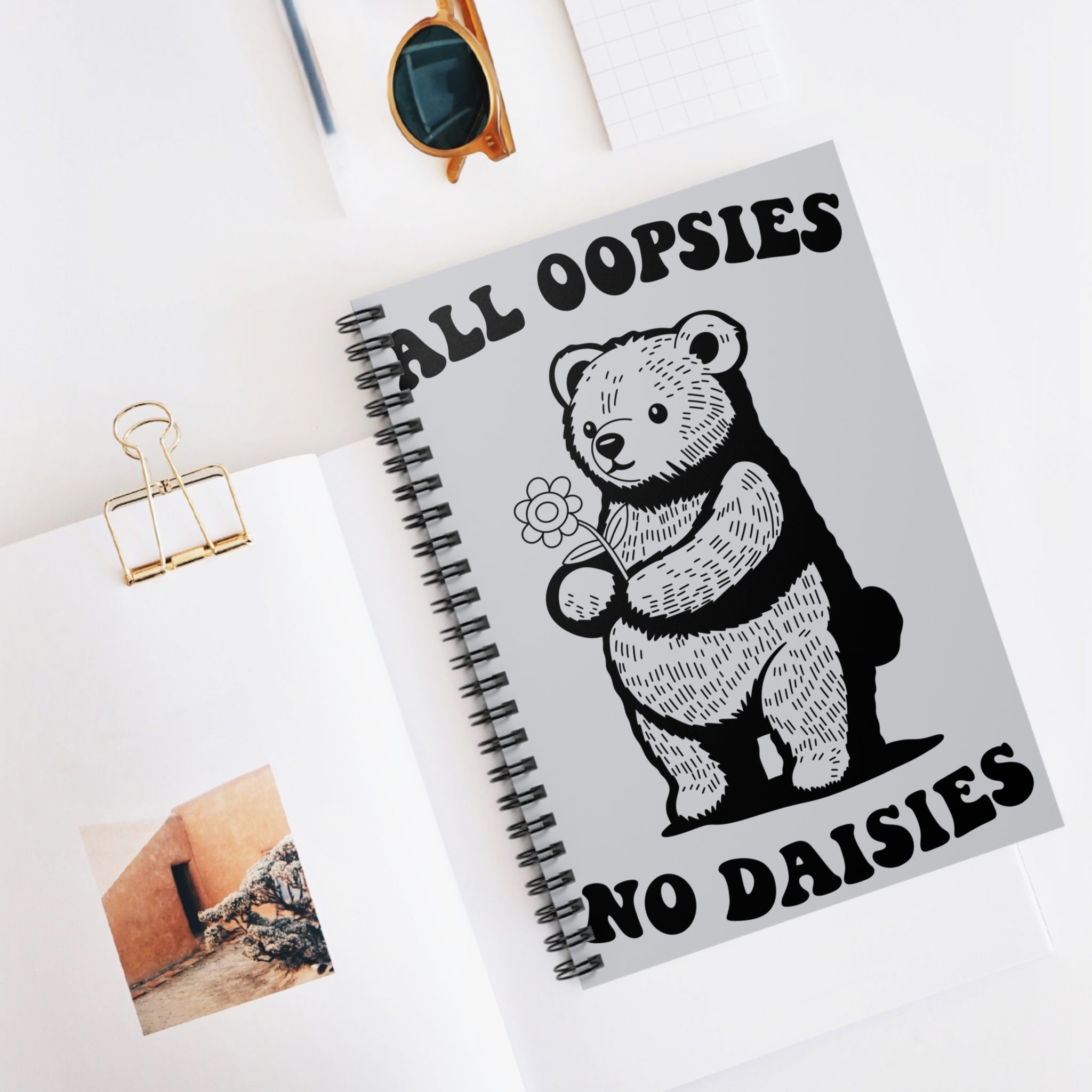 All Oopsies No Daisies A5 Lined Notebook