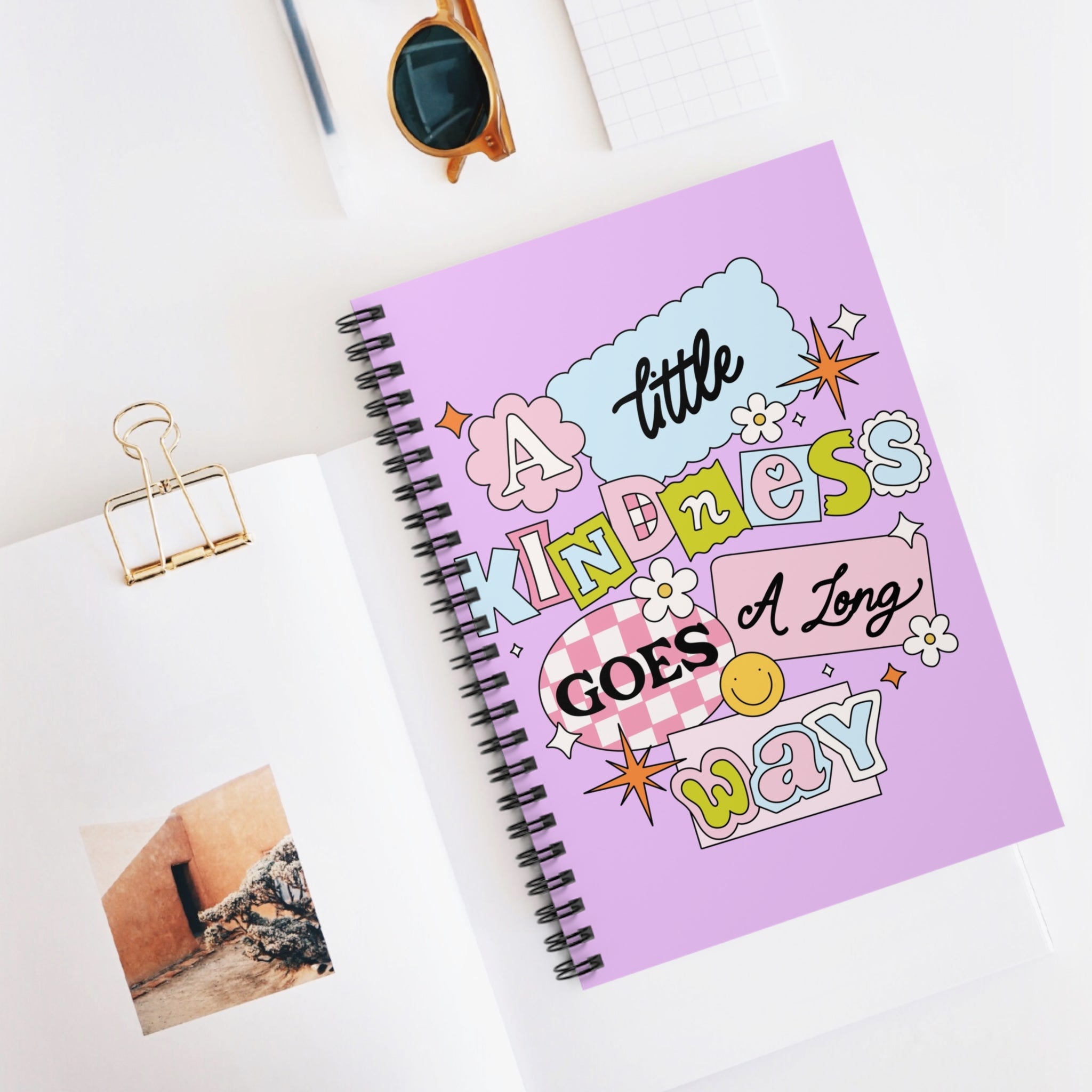 A Little Kindness Goes A Long Way A5 Lined Notebook