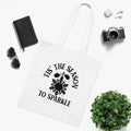 Tis’ The Season To Sparkle White Tote Bag