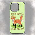 Ain’t Rootin’ Just Tootin’ iPhone Rubber Phone Case