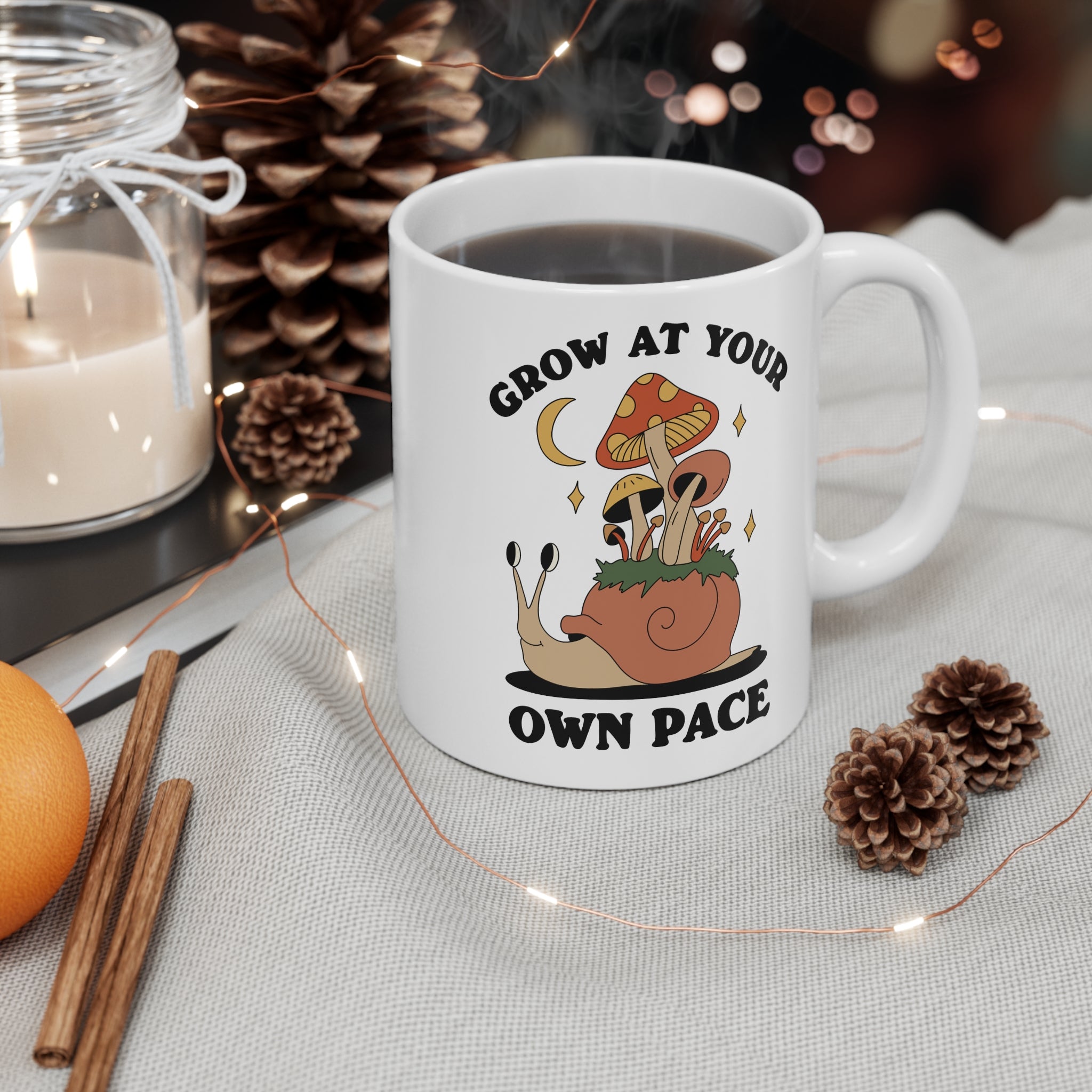 Grow At Your Own Pace 11oz Ceramic Mug