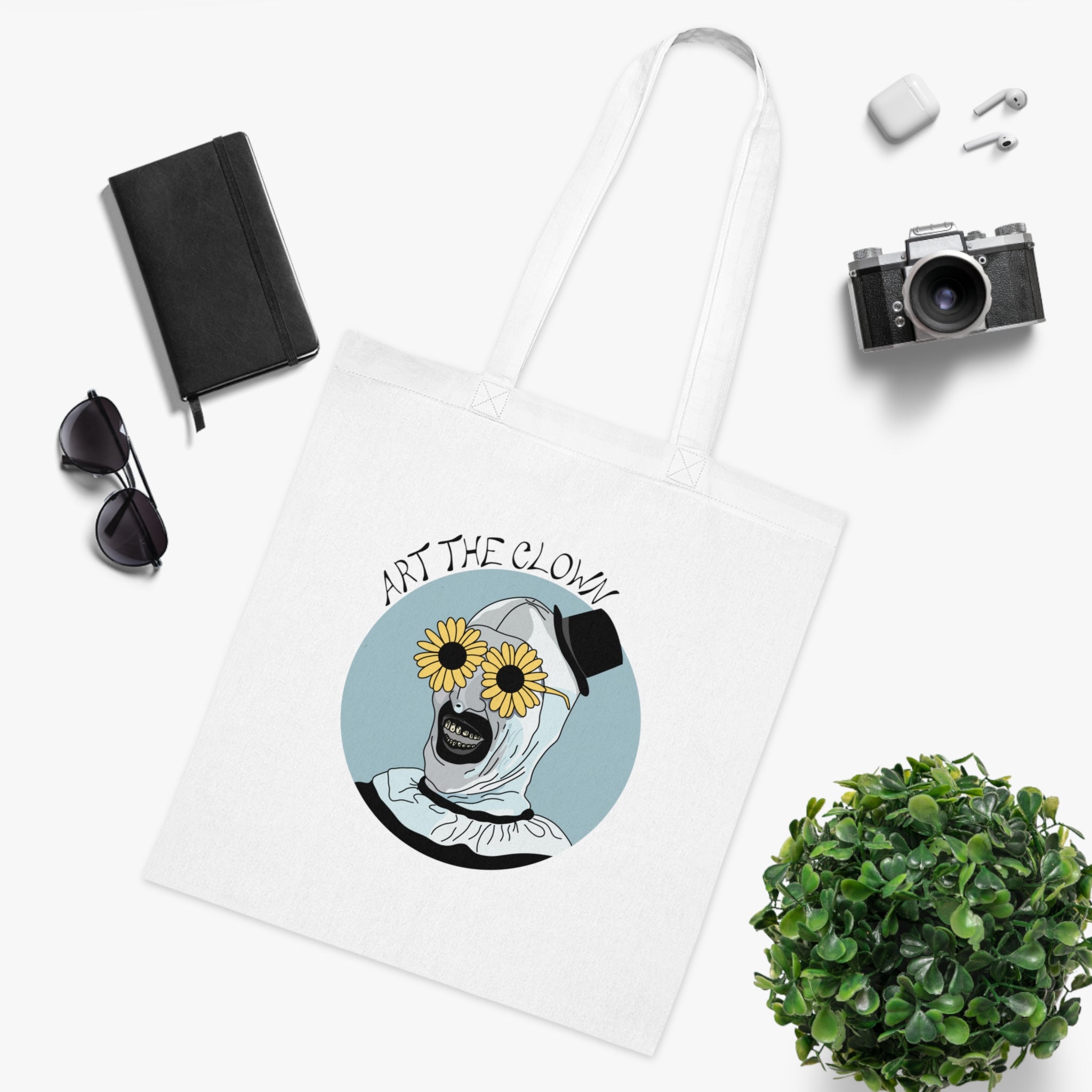 Art The Clown White Tote Bag