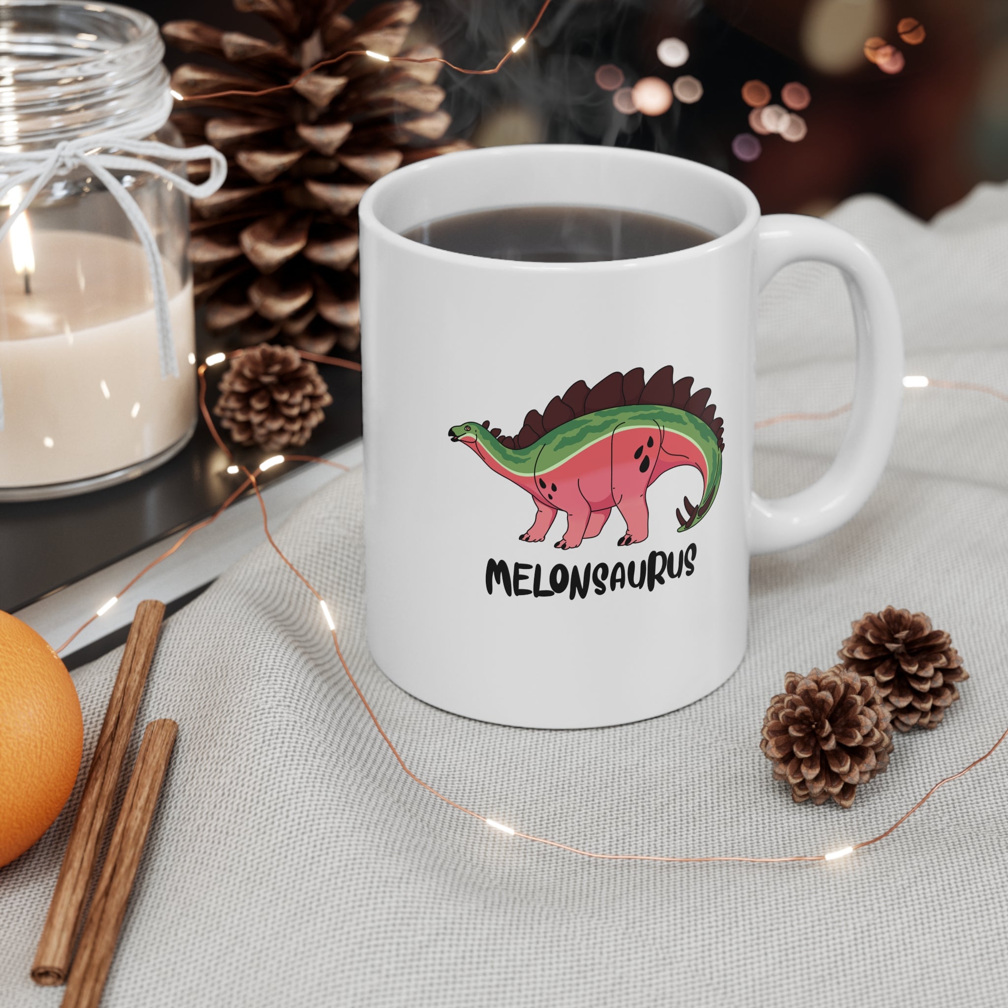 Melonsaurus 11oz Ceramic Mug