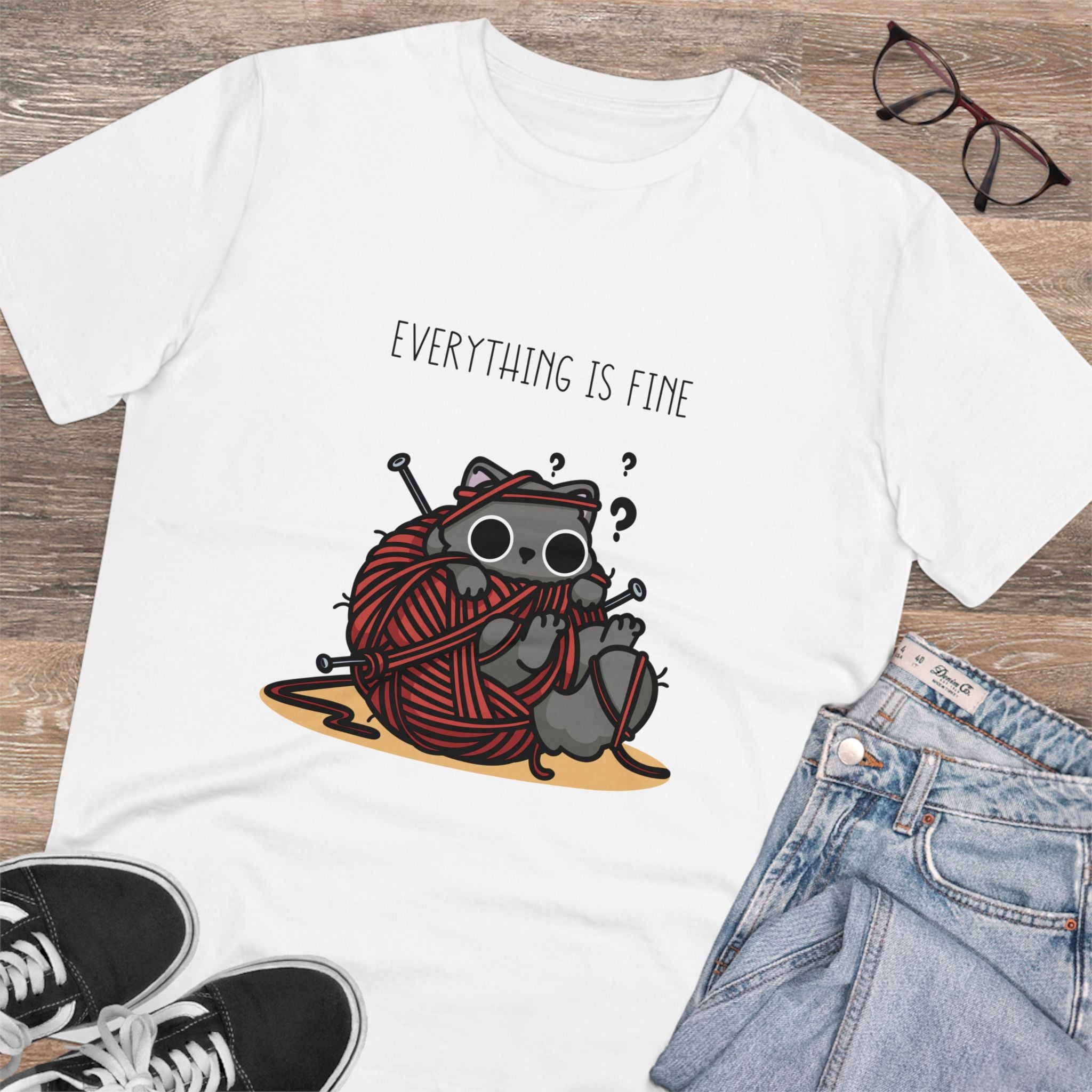 Everything Is Fine Unisex T-Shirt