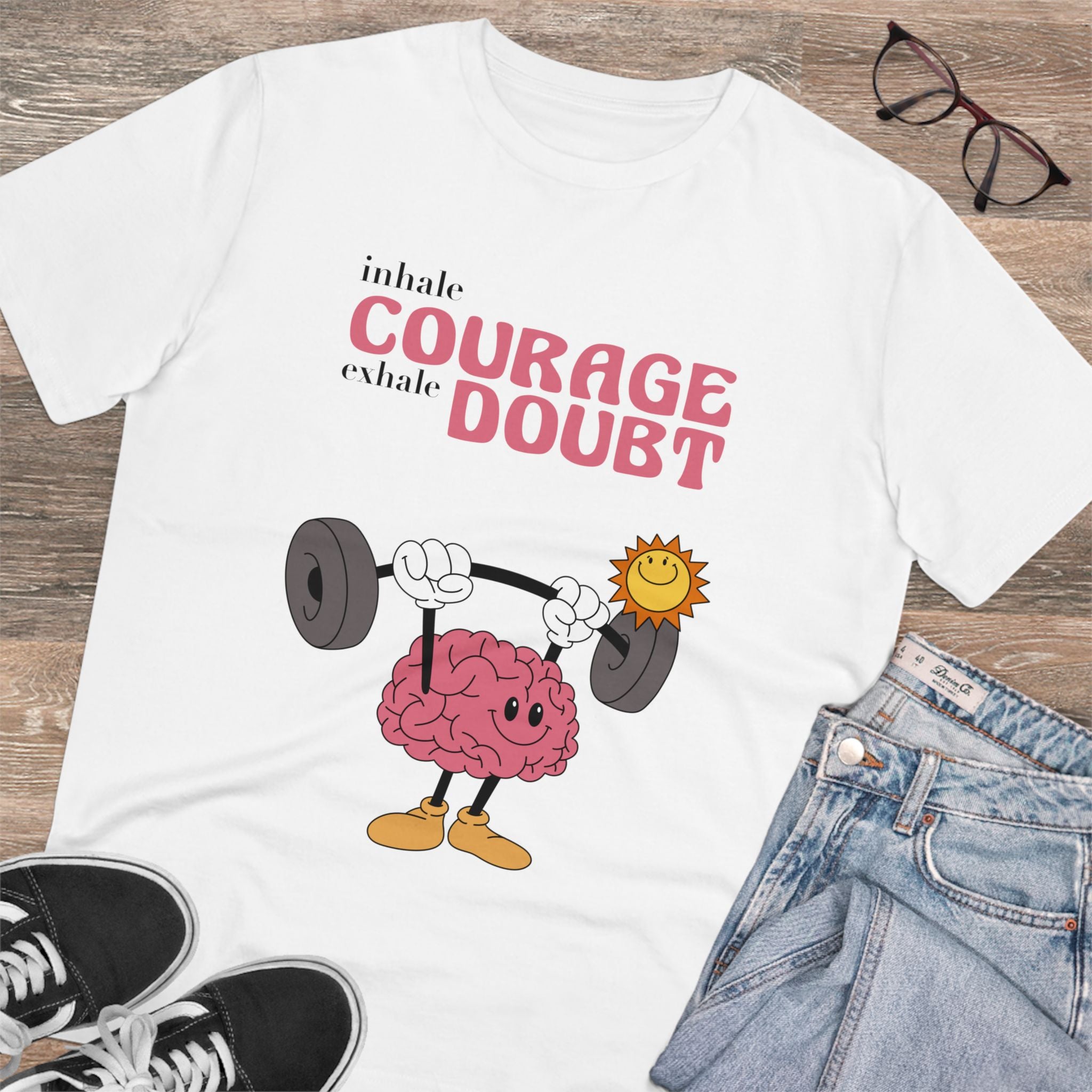 Inhale Courage Exhale Doubt At It Unisex T-Shirt