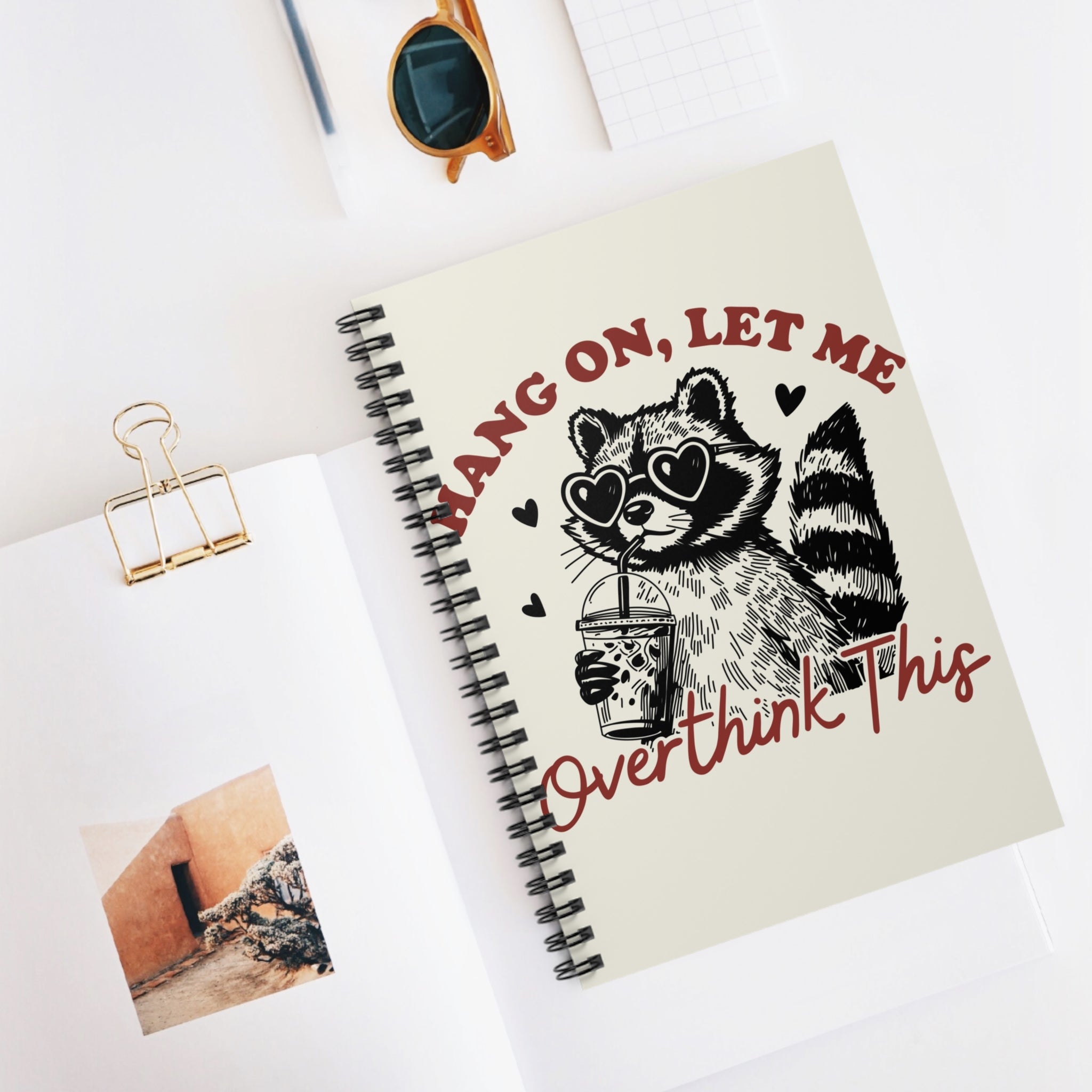 Hang On, Let Me Overthink This A5 Lined Notebook