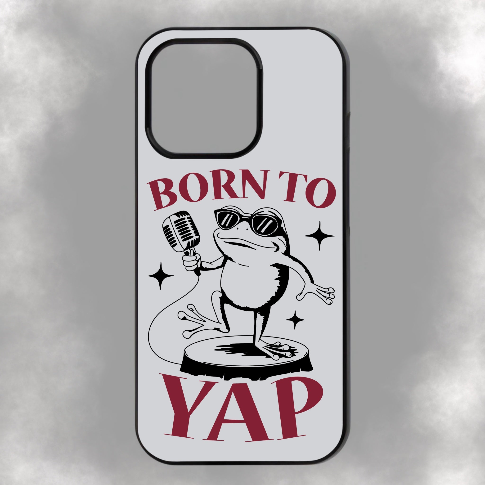Born To Yap iPhone Rubber Phone Case