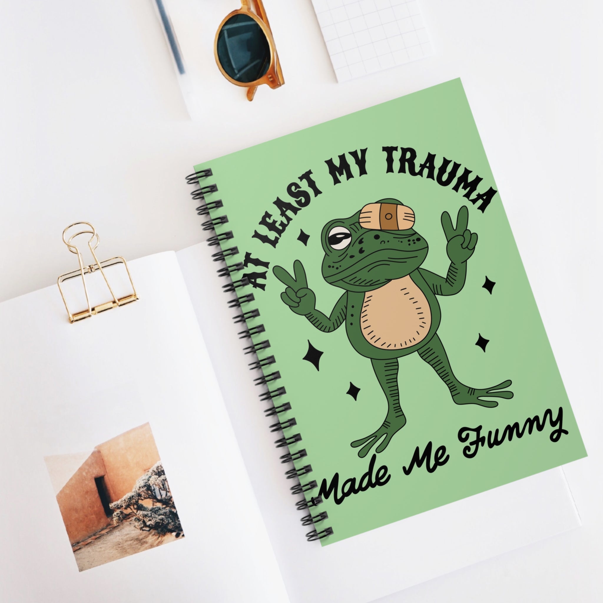 At Least My Trauma Made Me Funny A5 Lined Notebook