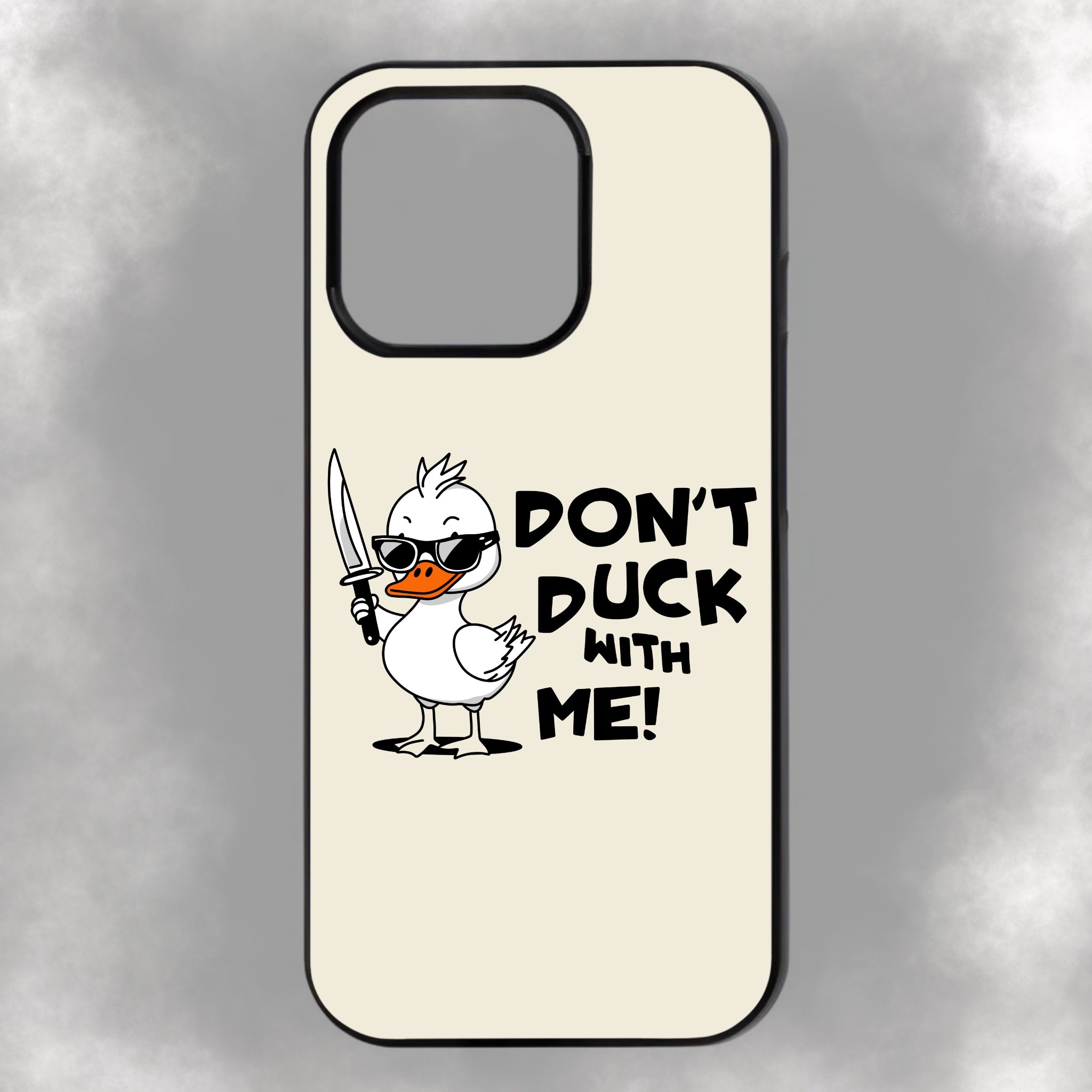 Don’t Duck With Me! iPhone Rubber Phone Case