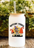 Witchy Vibes 12oz Frosted Glass Tumbler