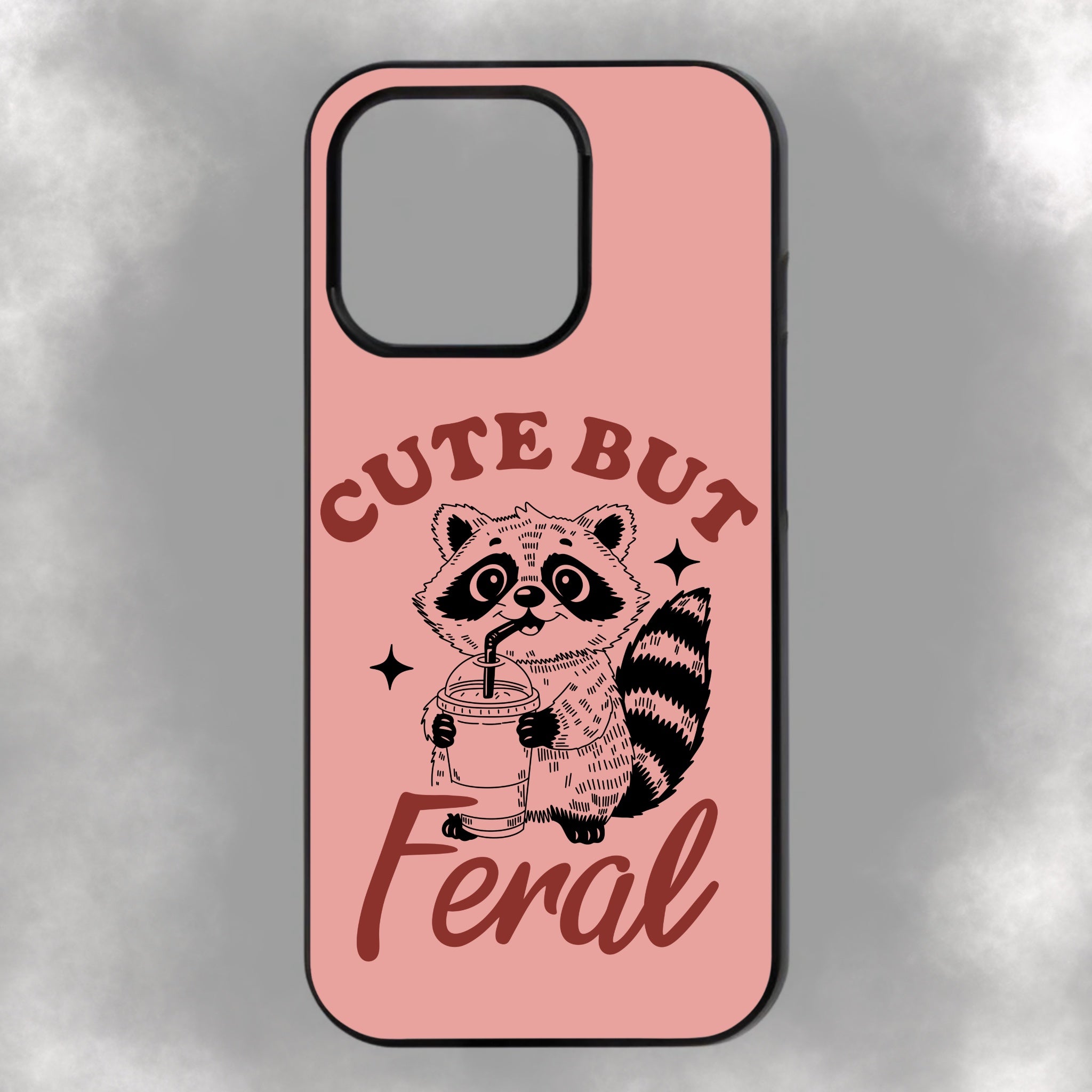 Cute But Feral iPhone Rubber Phone Case