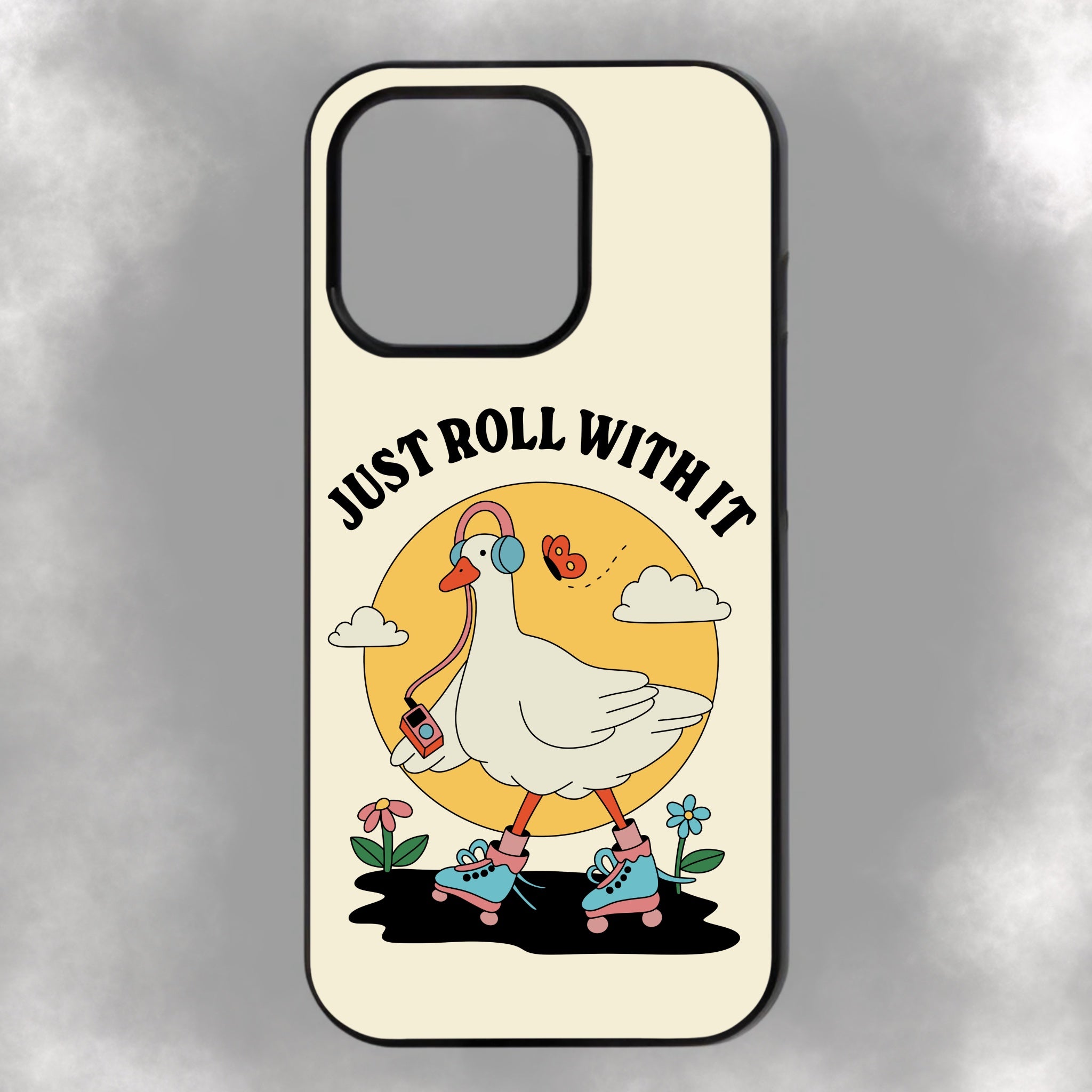 Just Roll With It iPhone Rubber Phone Case