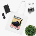 Stop Being So Hard On Yourself White Tote Bag