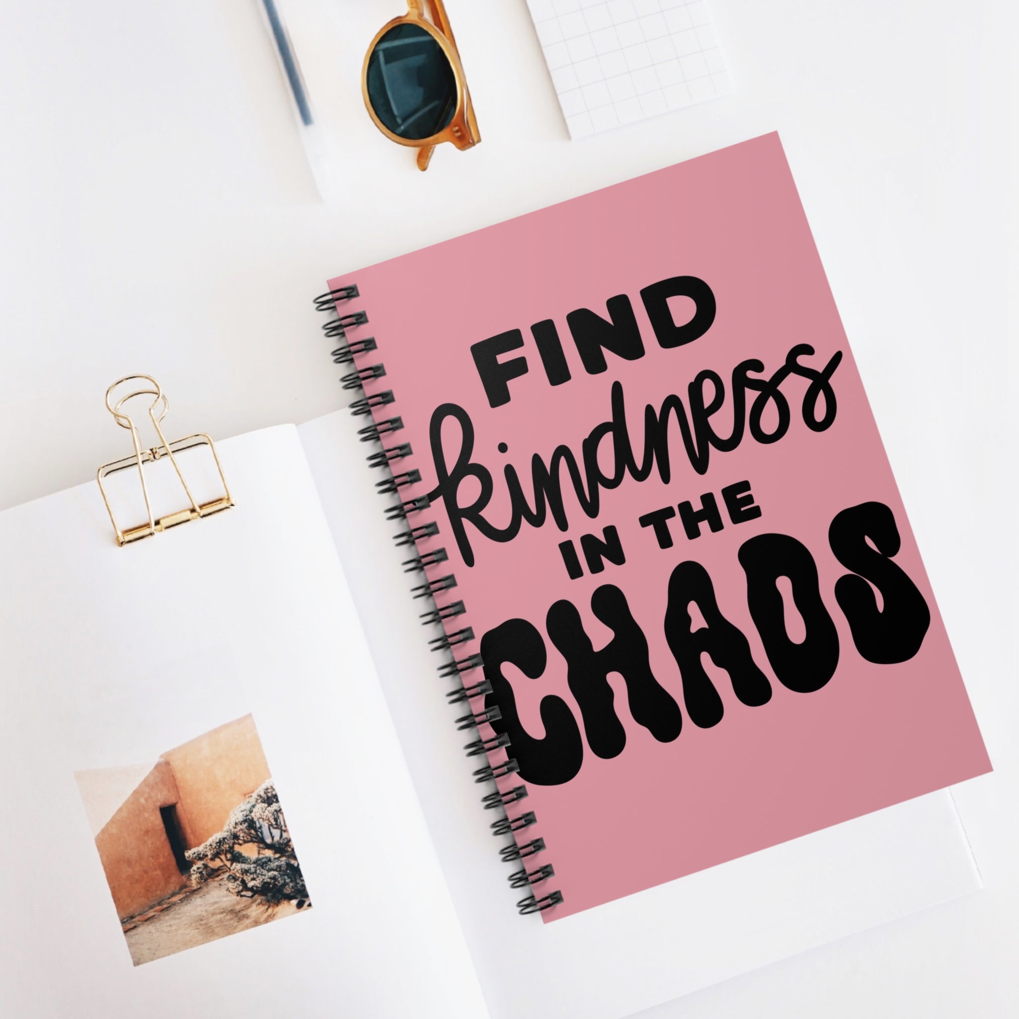 Find Kindness In The Chaos A5 Lined Notebook