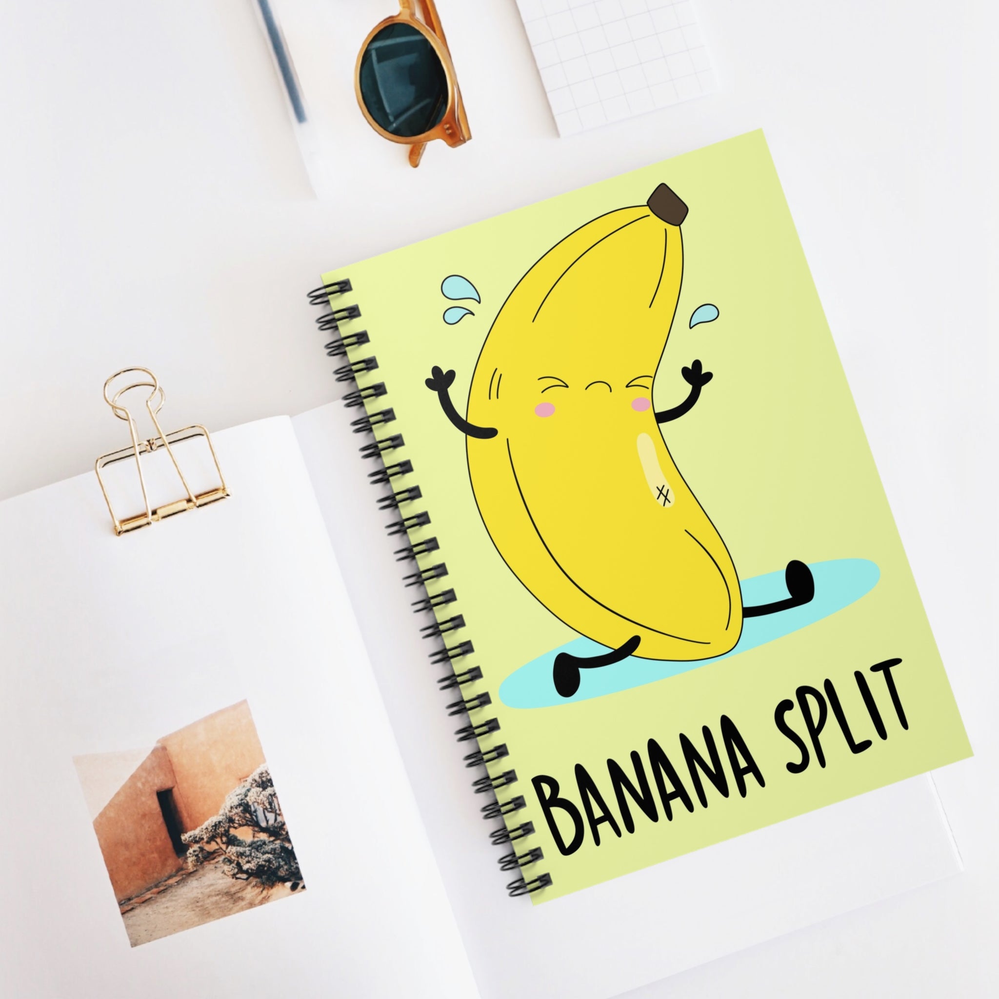 Banana Split A5 Lined Notebook