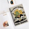 Do What Makes You Happy A5 Lined Notebook