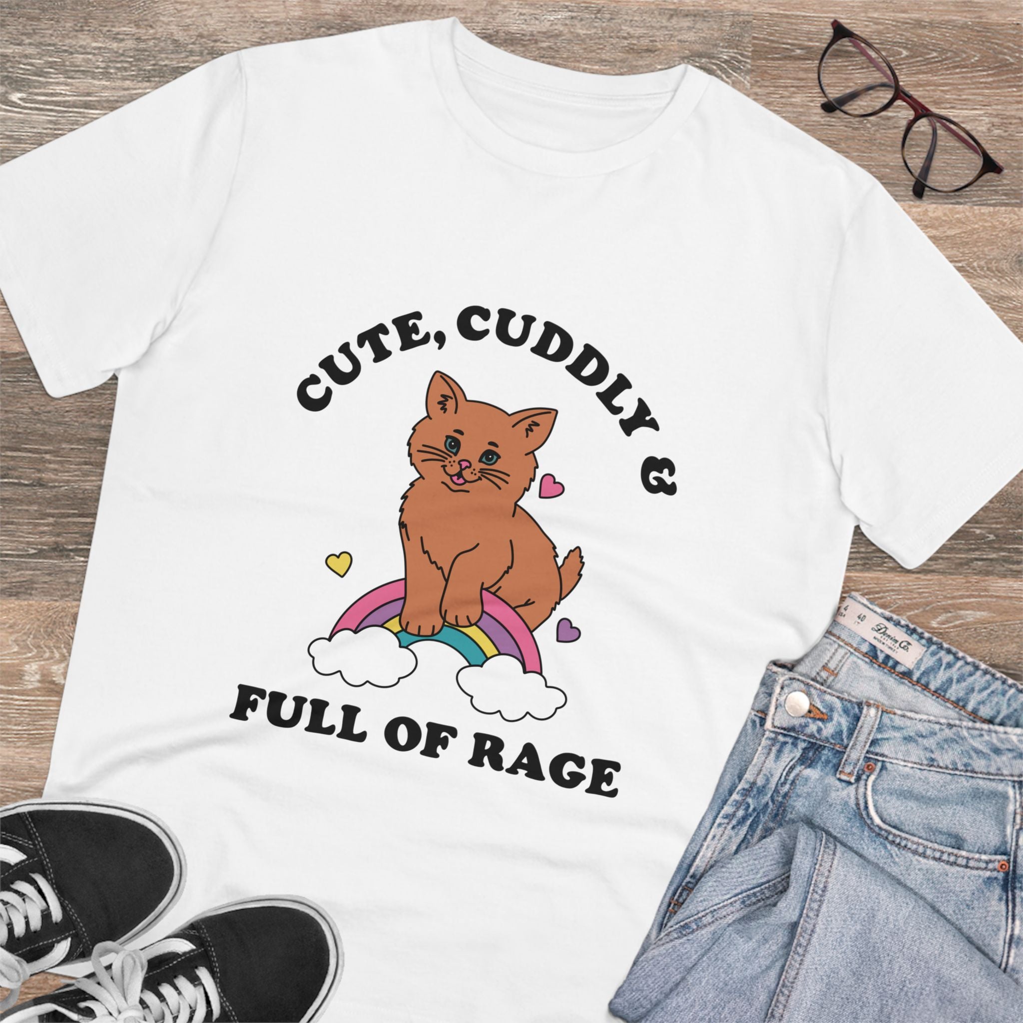 Cute, Cuddly & Full Of Rage Unisex T-Shirt