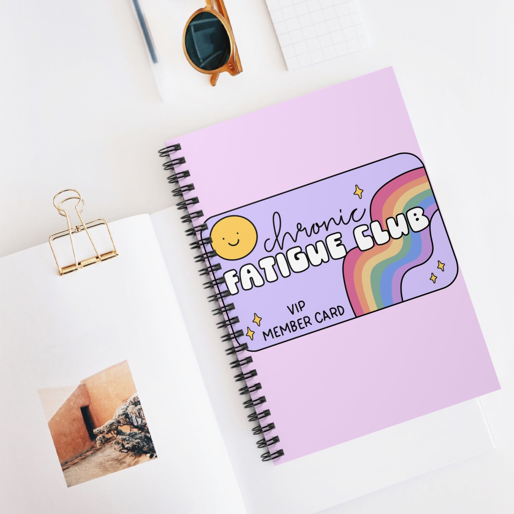 Chronic Fatigue Club A5 Lined Notebook