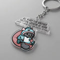 All Ready For Another Exciting Weekend At Home Acrylic Keyring