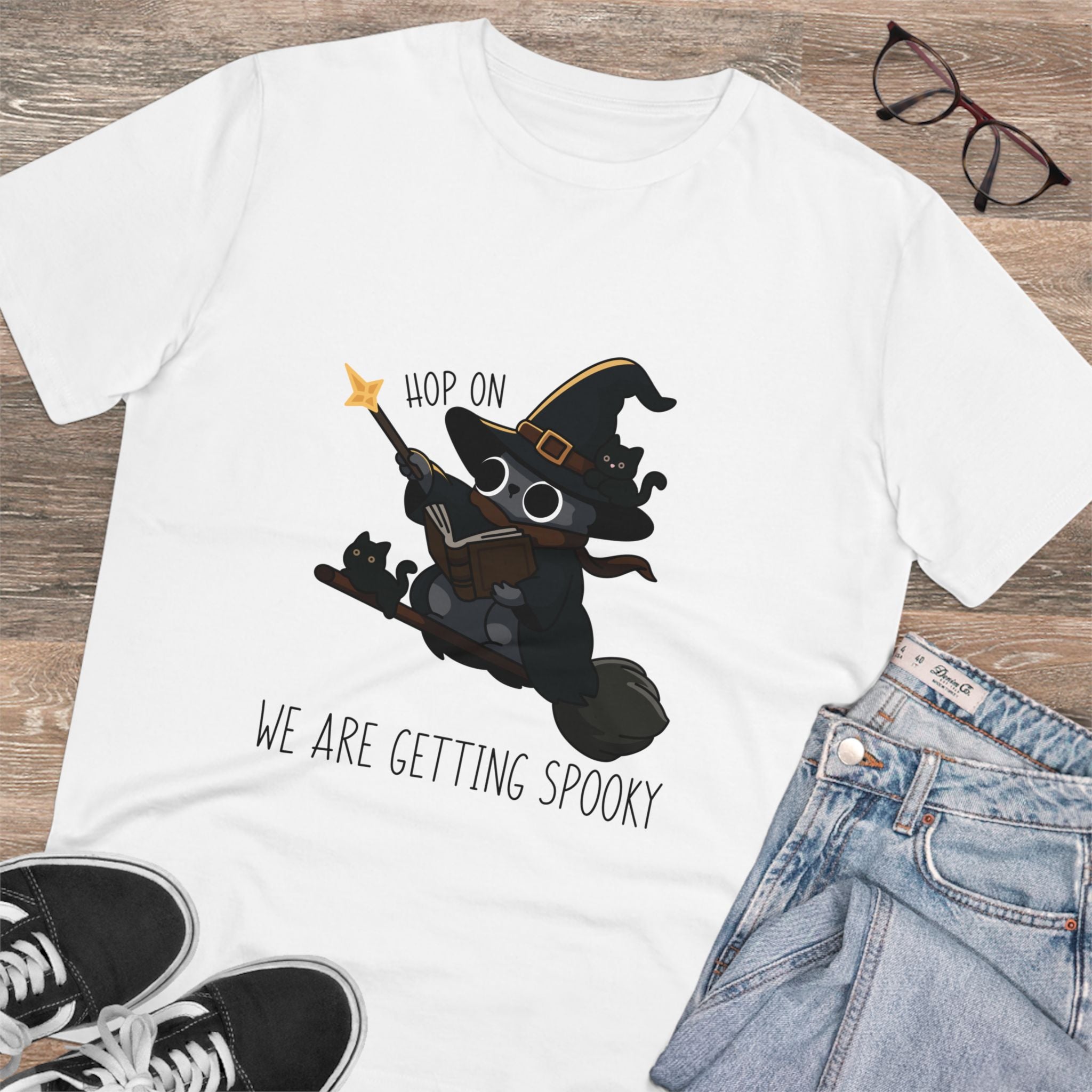 Hop On, We Are Getting Spooky Unisex T-Shirt