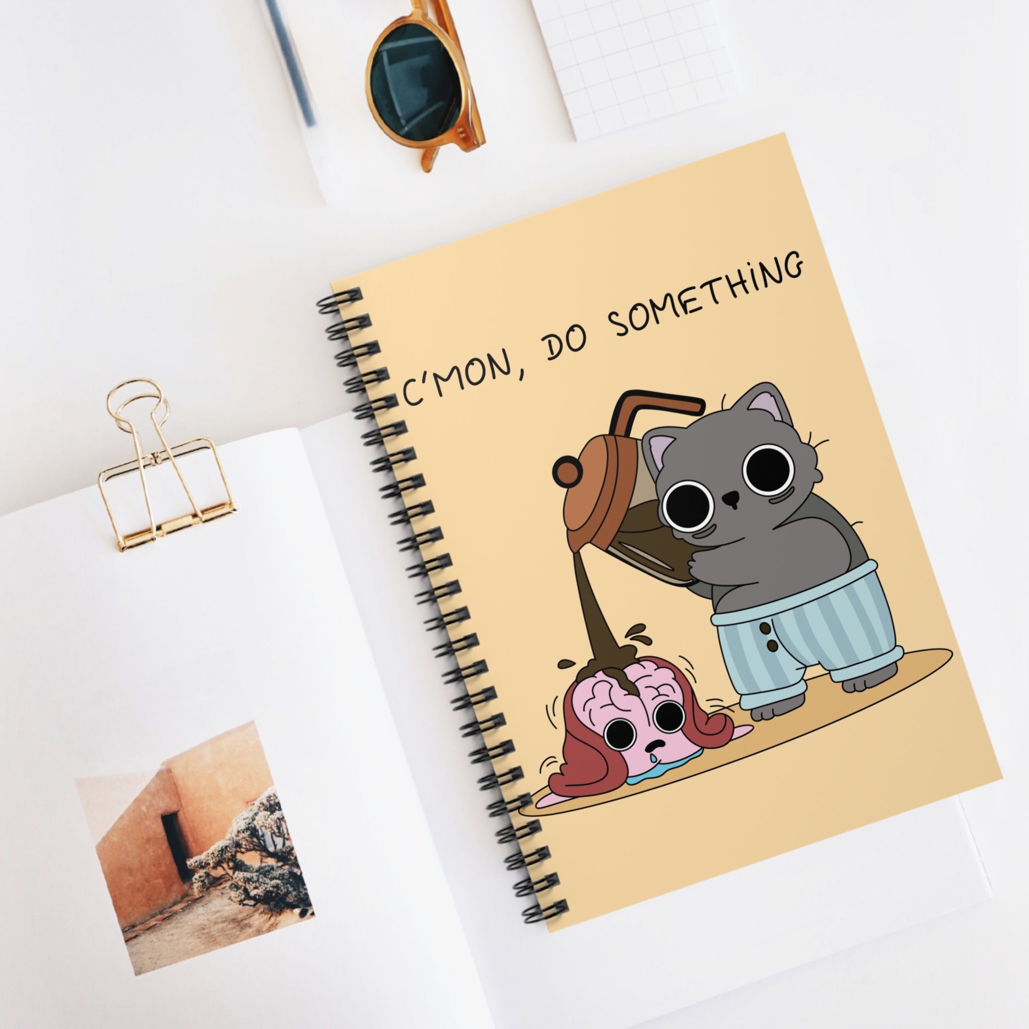 C’mon, Do Something A5 Lined Notebook