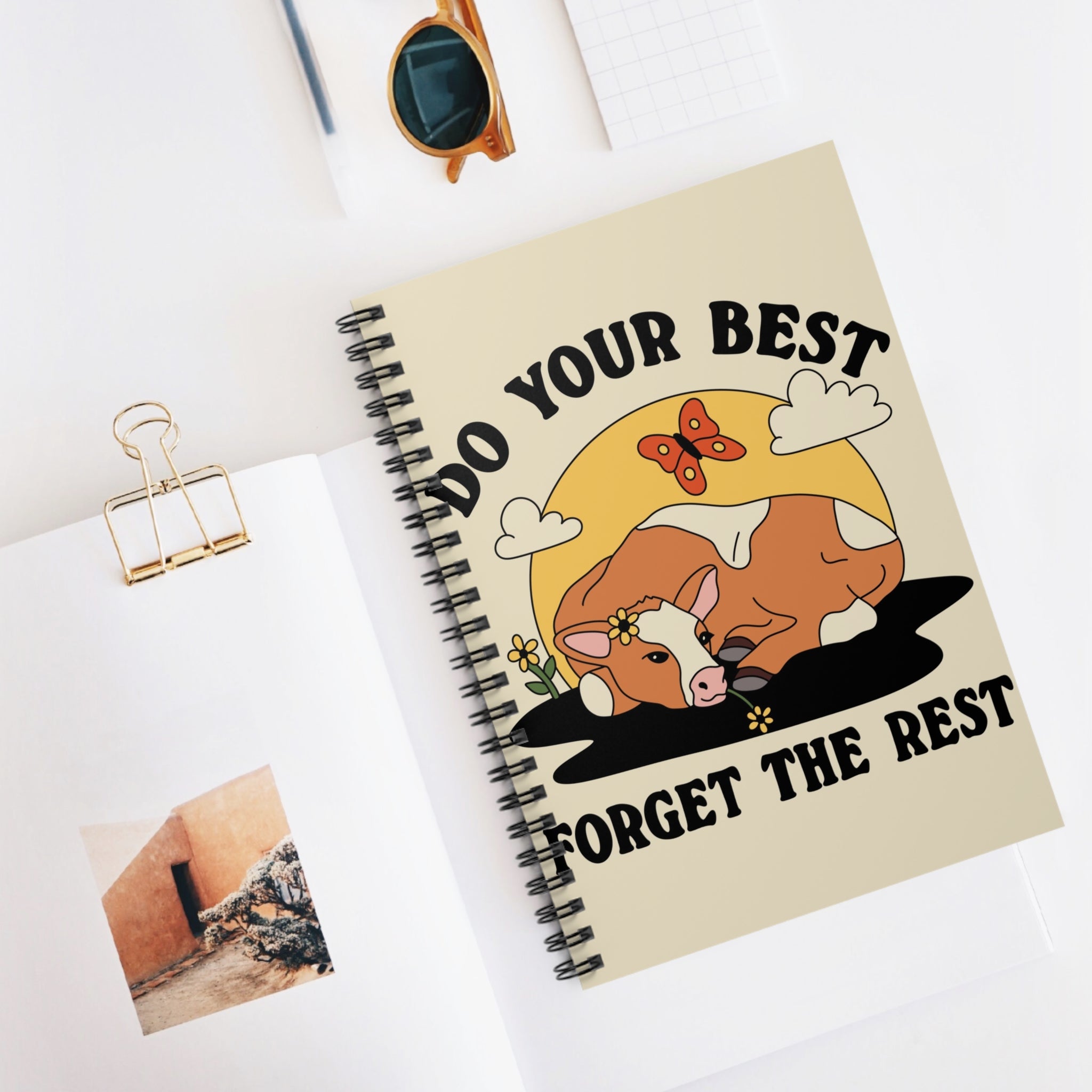 Do Your Best Forget The Rest A5 Lined Notebook