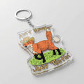 Ain’t Rootin’ Just Tootin’ Acrylic Keyring