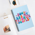 Dogs Are My Favorite People A5 Lined Notebook